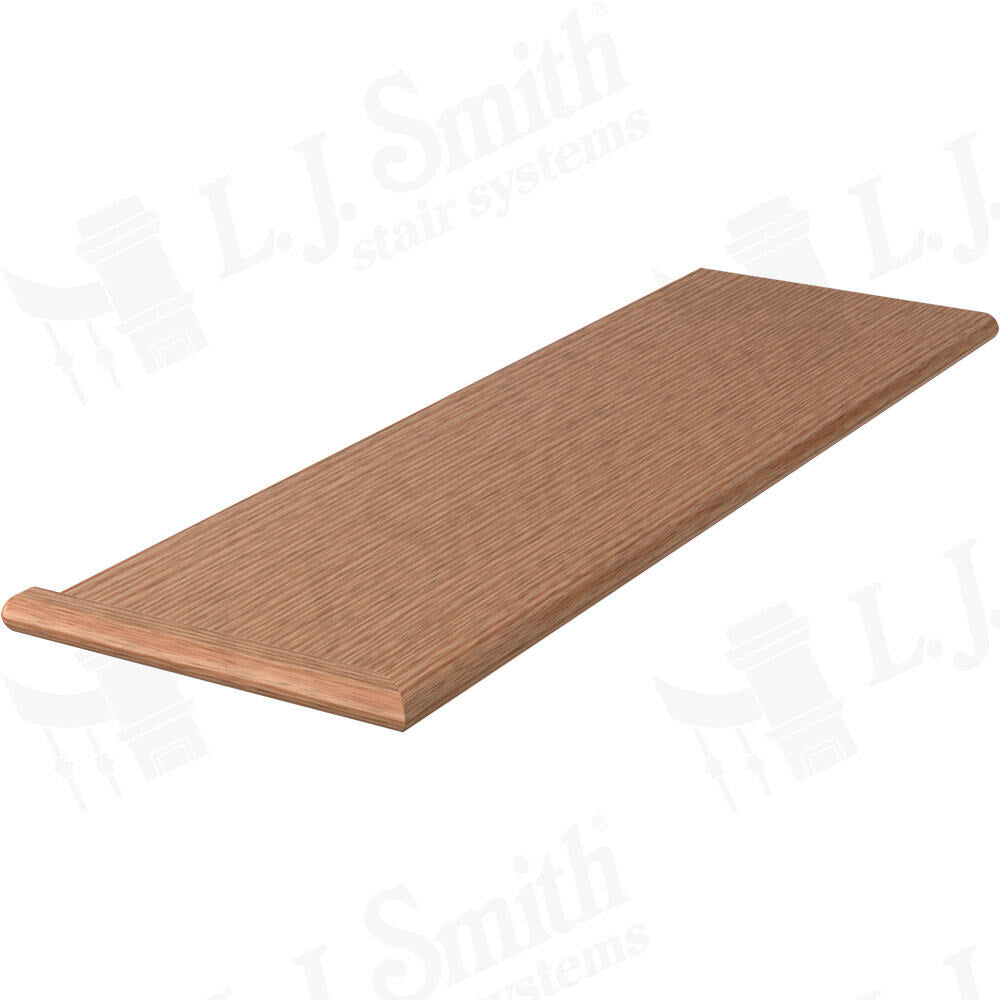 807011XXX1RV — Solid Wood Plain Reversible Tread with Return