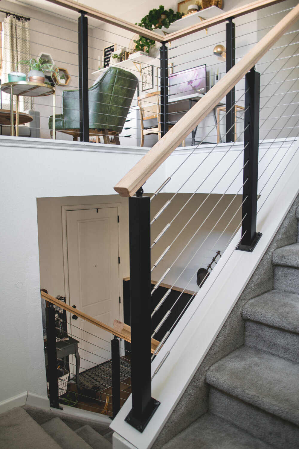 CR-MFTGS-SS - Metal Rake Newel Fixed/Tensioner Pair - StairPartsNow.com