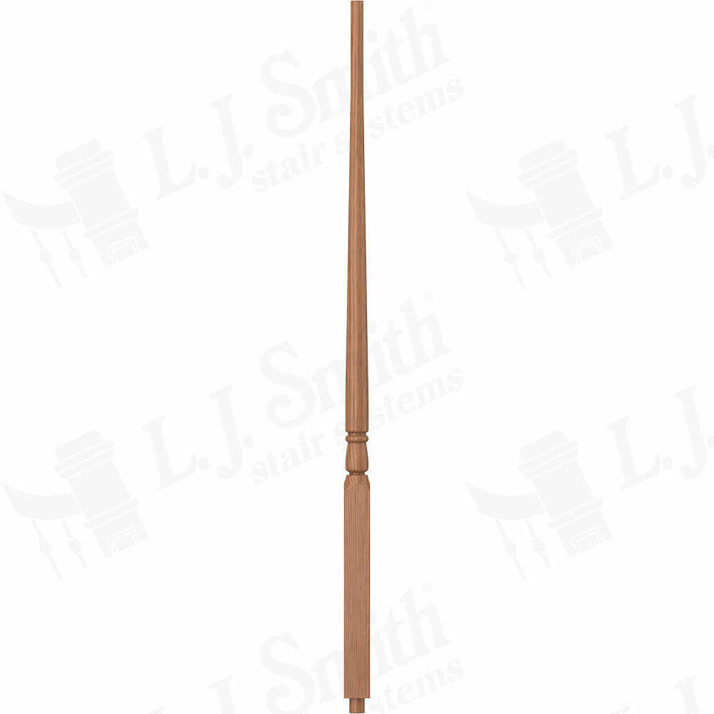S-5015 - Cornerstone Pin Top Baluster - 1-1/4" Square - Fixed Bottom Block