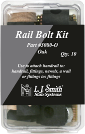 LJ-3080 - Rail Bolt Kit - 10 Pack - StairPartsNow.com