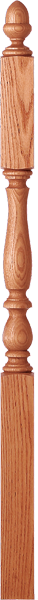 LJP-3945 - Bristol Acorn Top Landing Newel - 3-1/4" Square