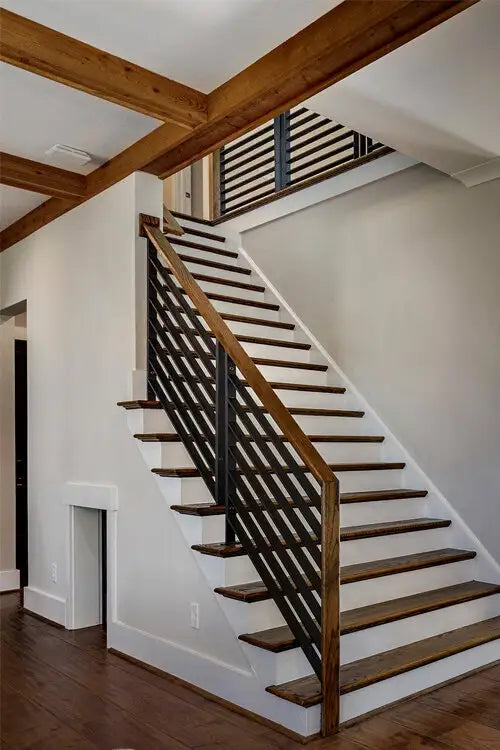 On-Trend Metal Panel Stair Systems Featured in Dress Homes