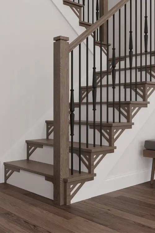 Stepping up Stair Design With Decorative Stair Brackets