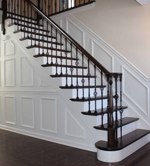 Solid <br> Interior and Exterior Iron Balusters