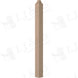 Cable or Tube System - Wood Newel - Level Blank Newel - B-400-48 - StairPartsNow.com