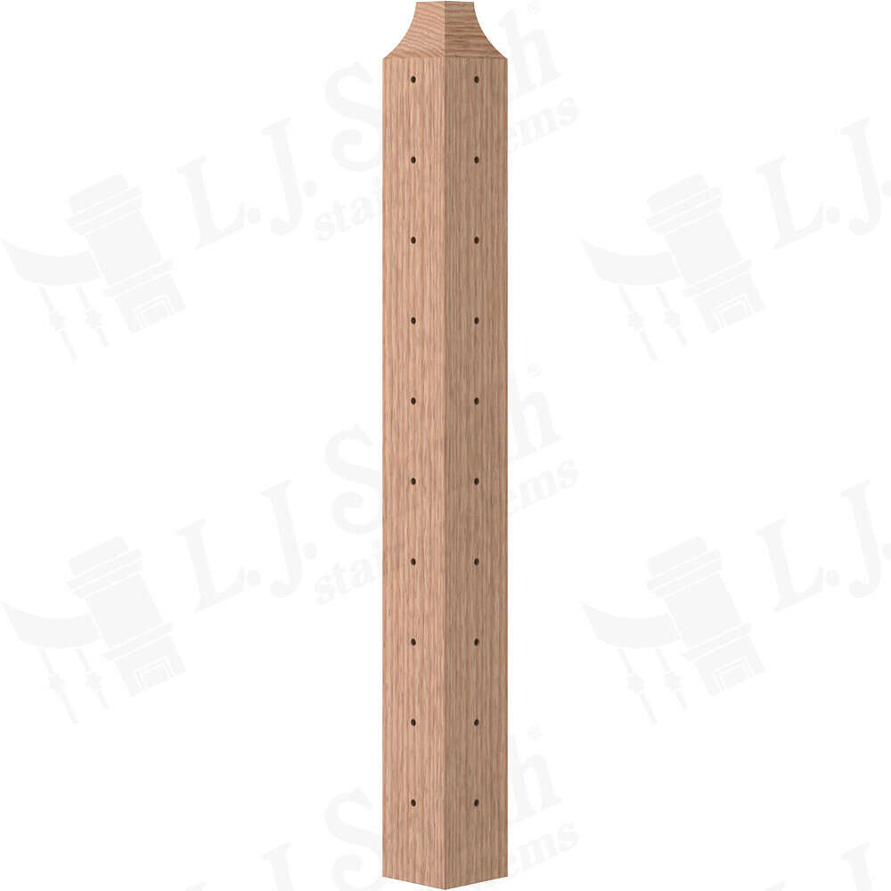 Cable System - Wood Newel - Level Corner - CL-410C-XX - StairPartsNow.com