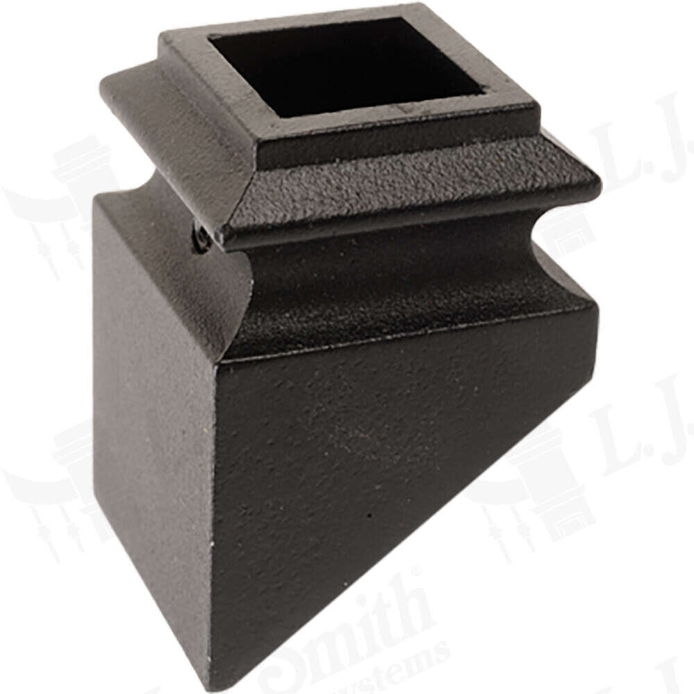 LI-ALMGPSH08 — Pitch Shoe for 3/4" Square Iron Balusters