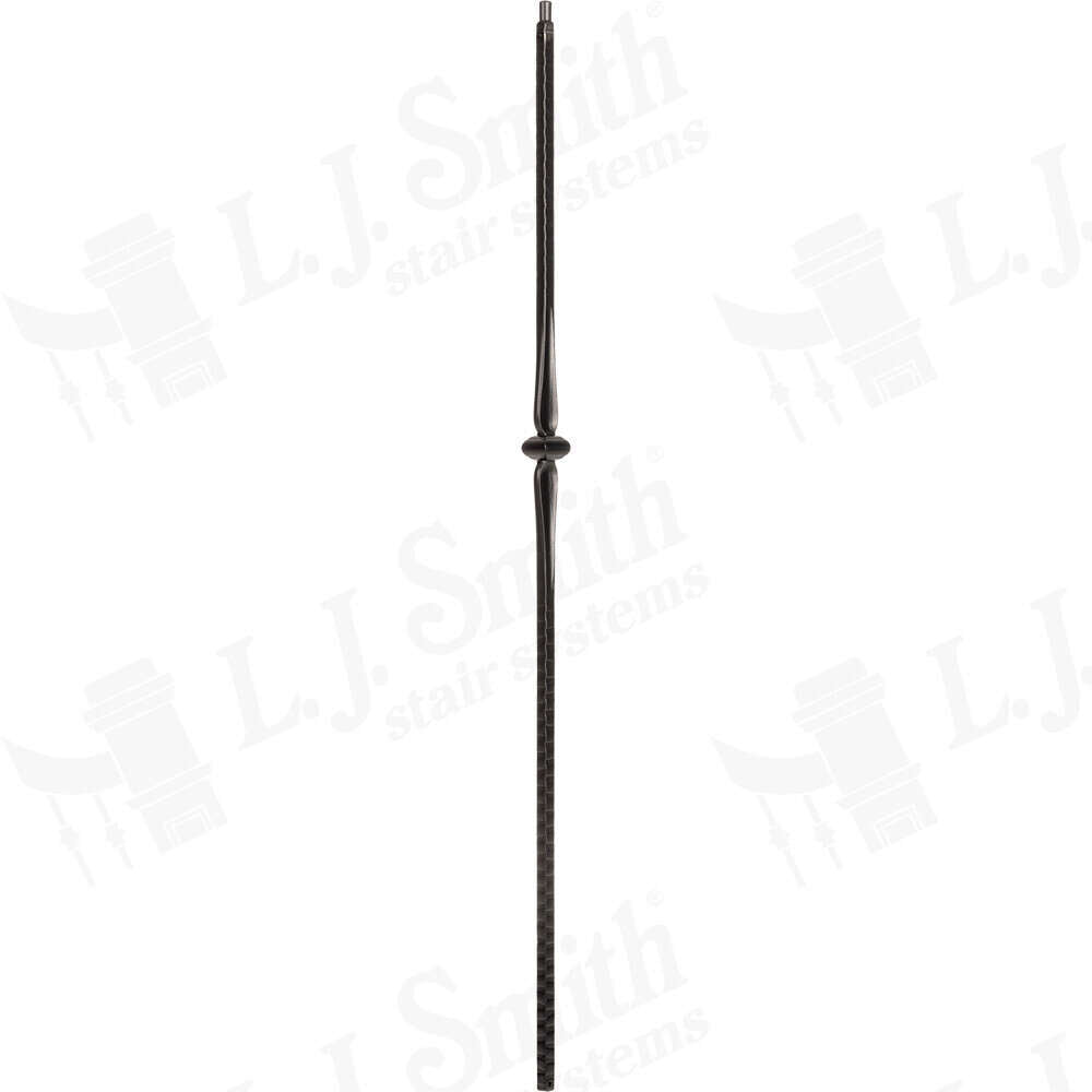 LIH-HOL14044 — Hammered Face Single Knuckle Baluster (1/2" Square Hollow)