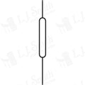 LIH-HOL166244 — Contempo Series Oval Window Baluster (1/2" Square Hollow)