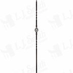 LIH-HOL1BASK44 — Single Basket Iron Baluster (1/2" Square Hollow)