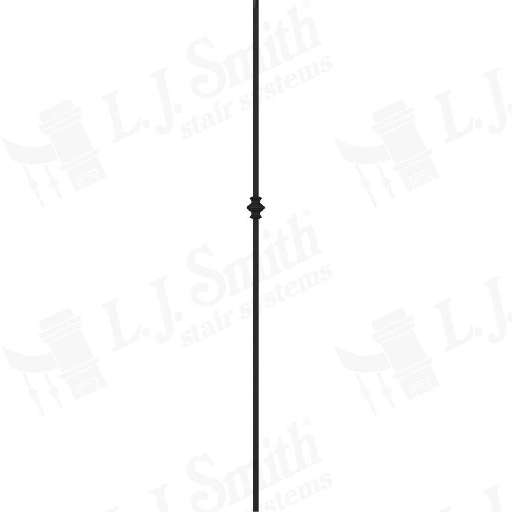 LIH-HOL1KNUC44 — Single Knuckle Iron Baluster (1/2" Square Hollow)