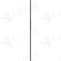 LIH-HOL1TW44 — Single Twist Iron Baluster (1/2" Square Hollow)