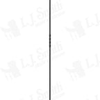 LIH-HOL1TW44 — Single Twist Iron Baluster (1/2" Square Hollow)
