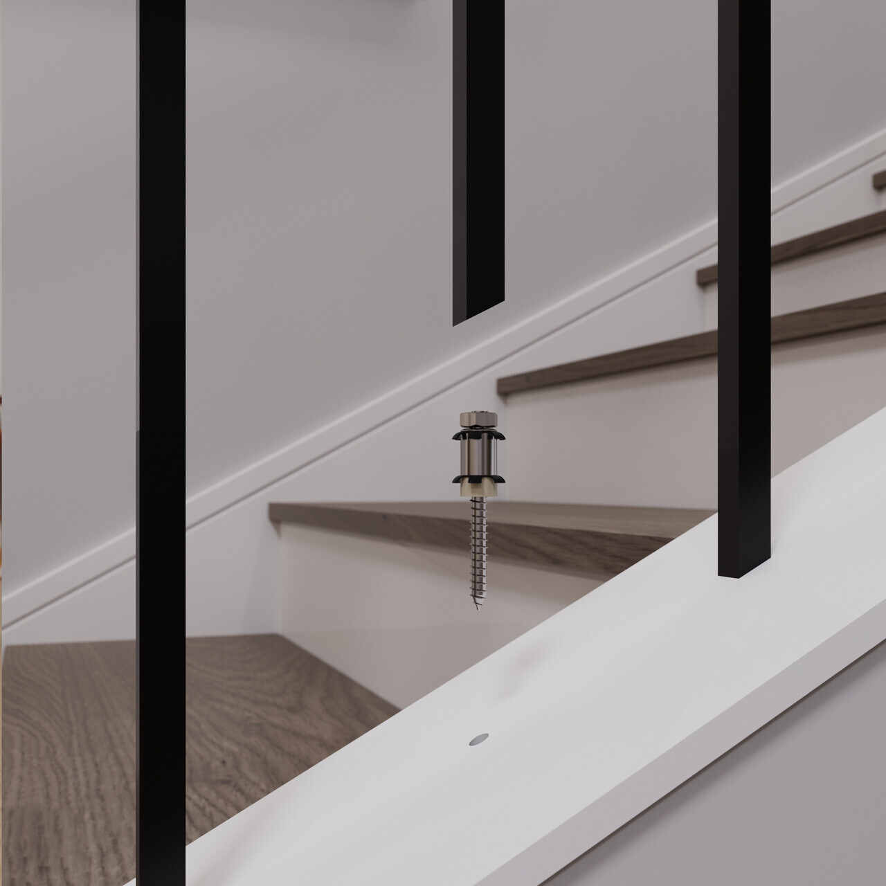 LIH-1/2" IRON BALUSTER CONCEALED KIT