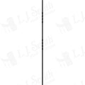 LIH-KW2TW44 - Kneewall Double Twist 44" Iron Baluster (1/2" Square Hollow)