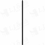 LIH-NWLPLA48 - Plain Bar 1-3/16’’ Square x 48" Solid Iron Newel