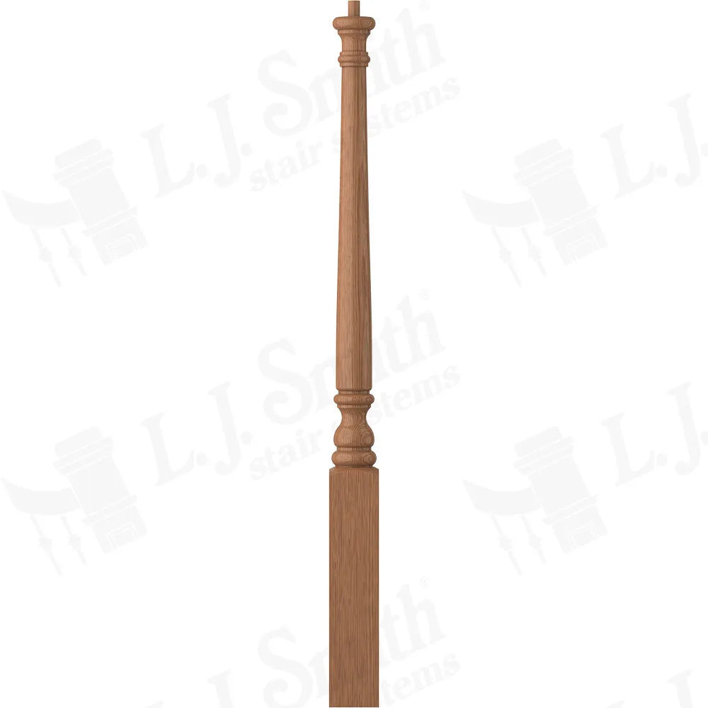4010PT-43 - Colonial Pin Top Newel - 3" Square x 43"