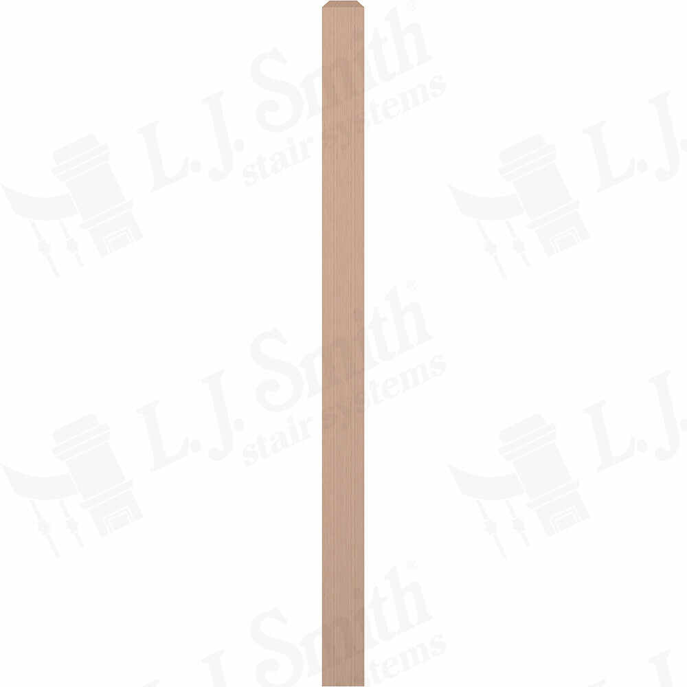 LJ-4100/4101 - Solid "Blank" 3-1/2" Square Poplar Newel Post