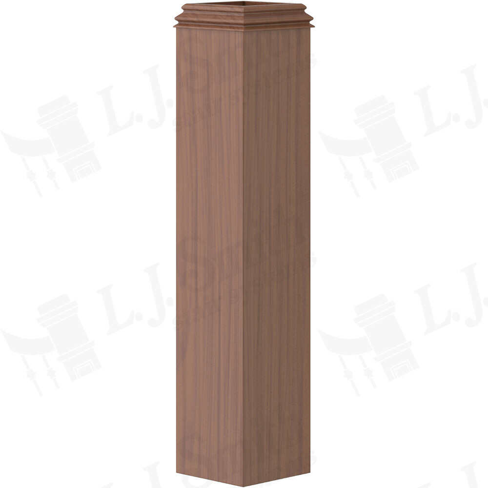 LJ-4175SL - Sleeve for 3-1/2" Square Solid Wood Box Newel