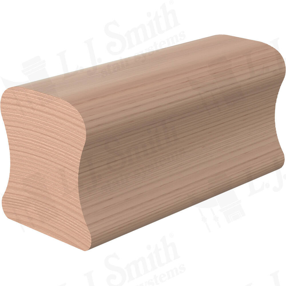 LJ-6A10C - Solid Wood Hand Rail - Non-Plowed