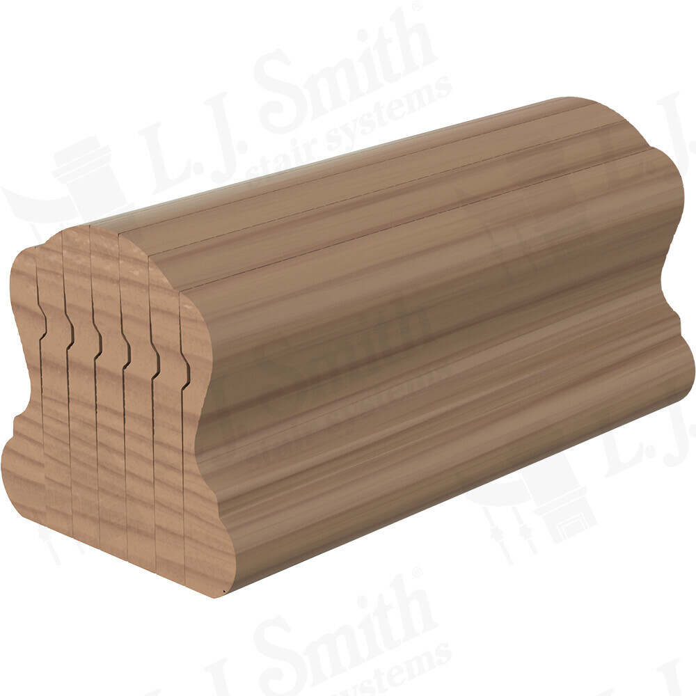 LJ-6B10B - Bending Wood Hand Rail - Non-Plowed