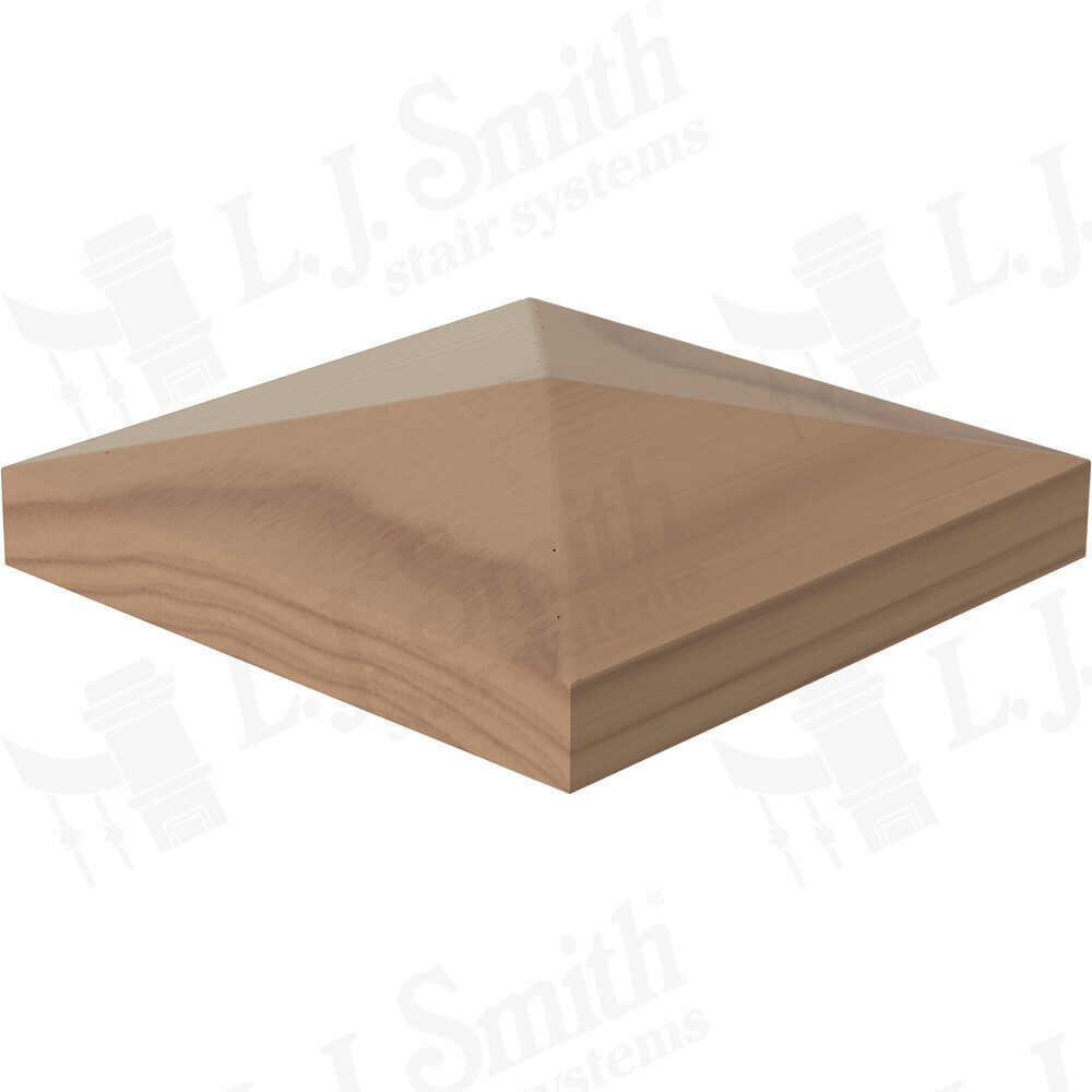 LJ-9301 -  Chamfered Top Plate for 4-1/4" King Box Newels