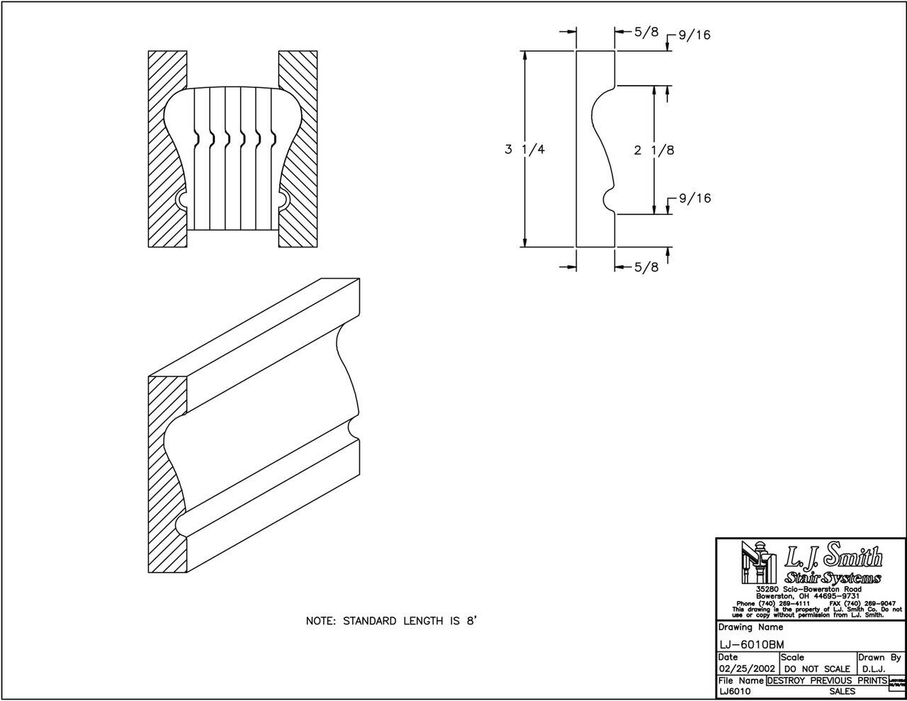 LJ-6010W/6210W-BM - Pine Bending Mould