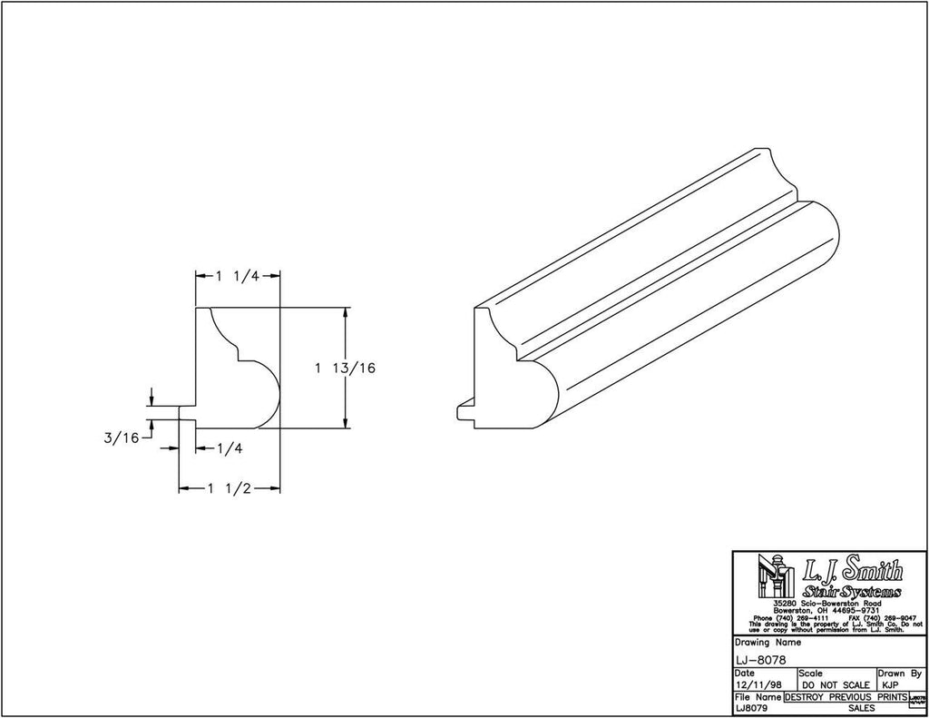 LJ-8078 — False Tread Nosing - StairPartsNow.com
