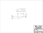 LJ-9202 — Box Newel Moulding - StairPartsNow.com