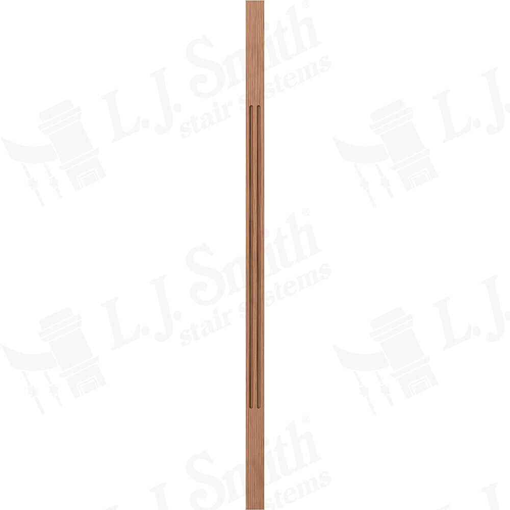LJF-5060 — Solid Fluted Baluster  1-1/4" Square