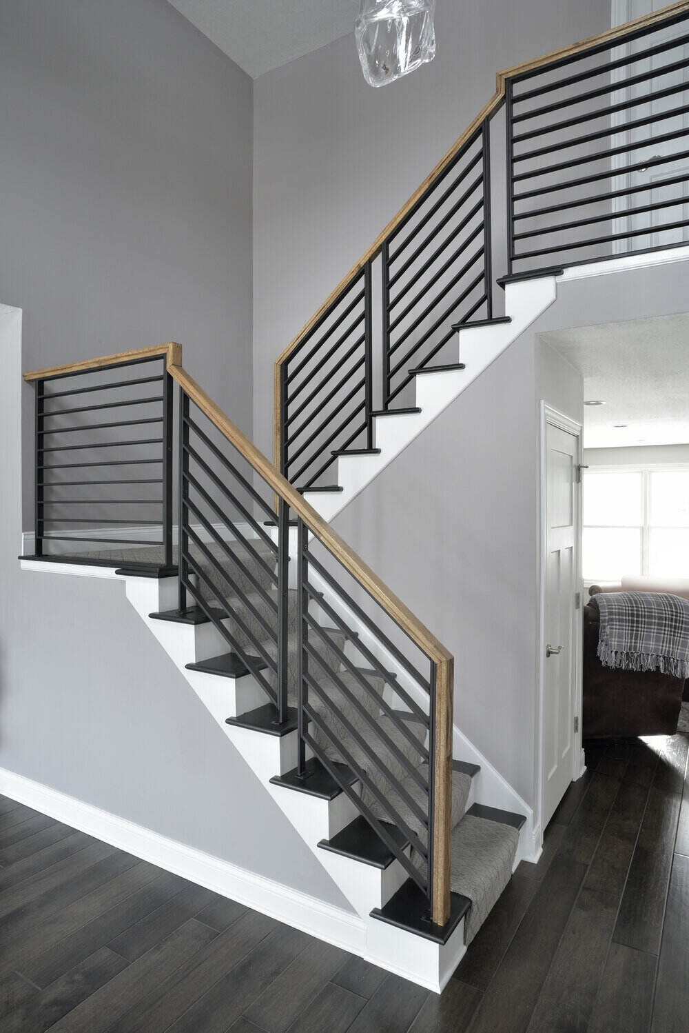 684C - Linear Style Handrail - Non-Plowed - StairPartsNow.com