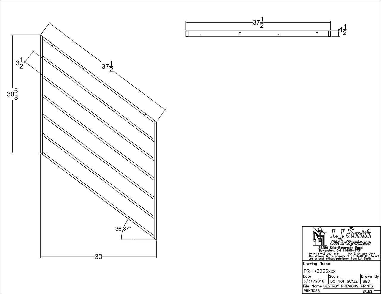 36" Kneewall System Rake Panels - 12", 18", 24", 30" & 36" widths