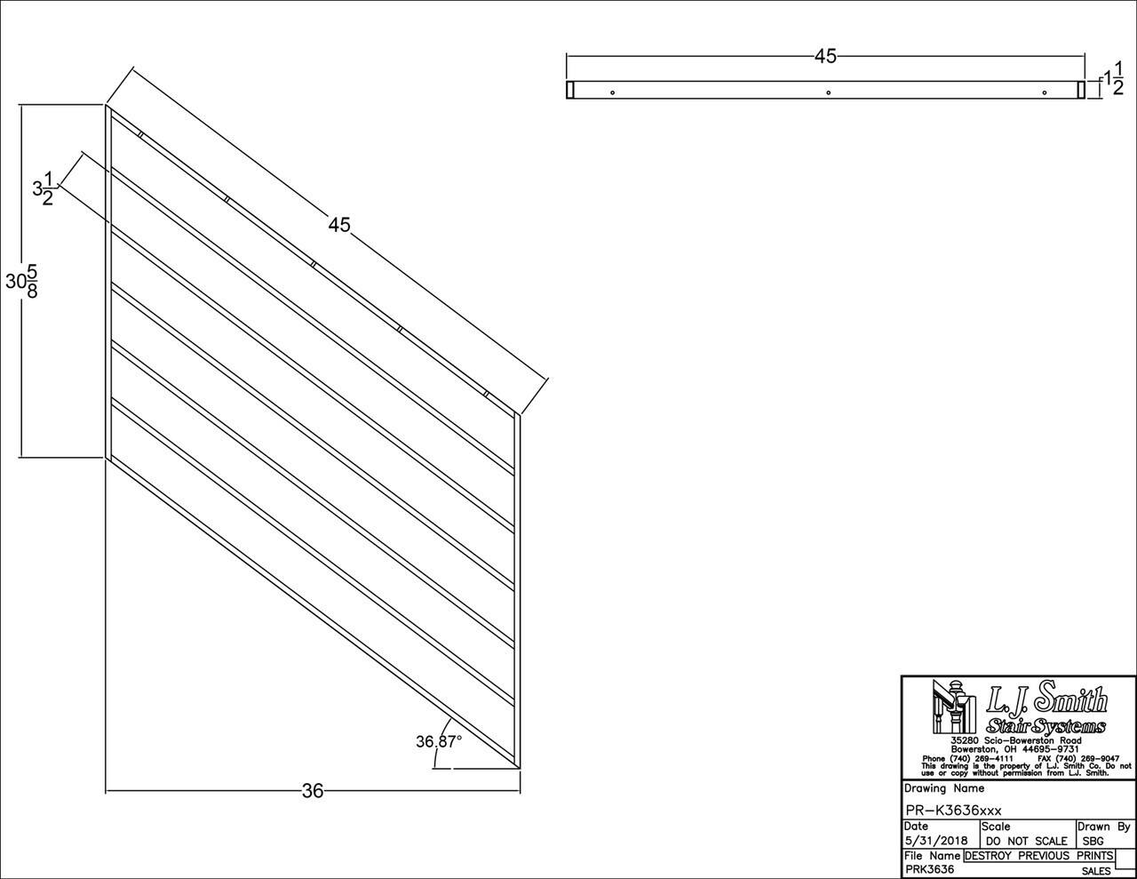 36" Kneewall System Rake Panels - 12", 18", 24", 30" & 36" widths