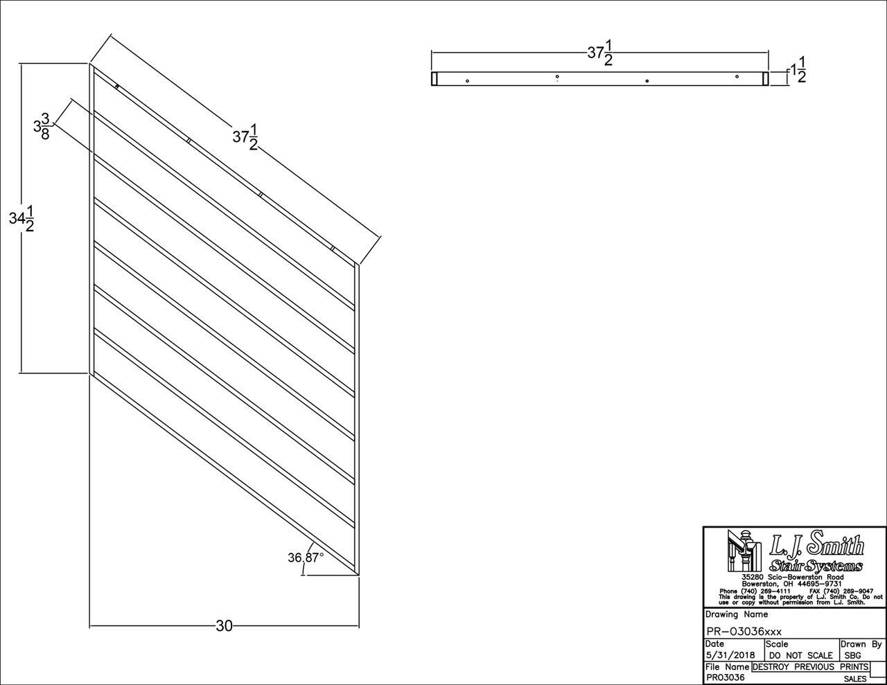 36" Open System Rake Panels - 12", 18", 24", 30" & 36" widths