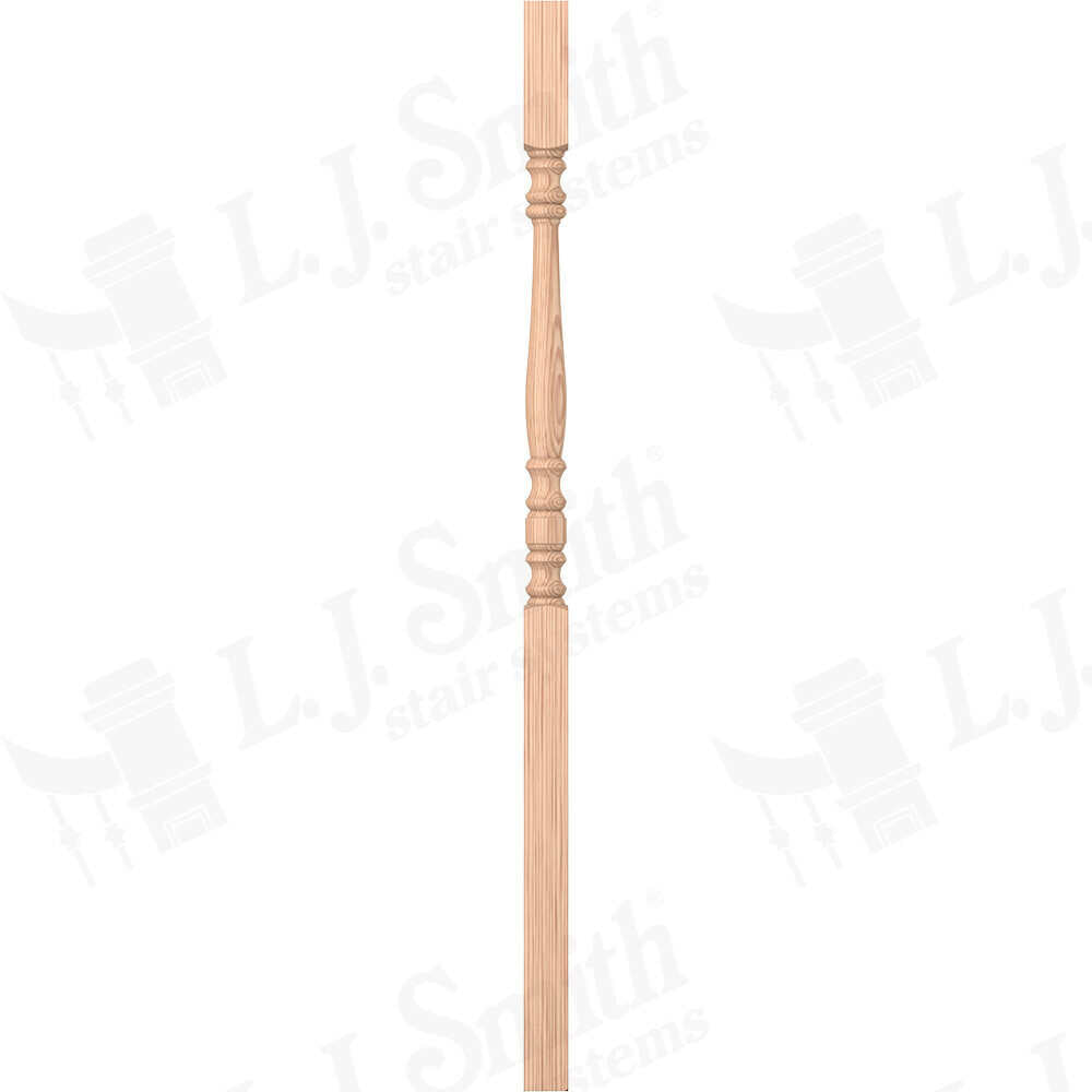 S-5005 — Hampton Solid Block Top Baluster  1-3/4" x 1-3/4" Square