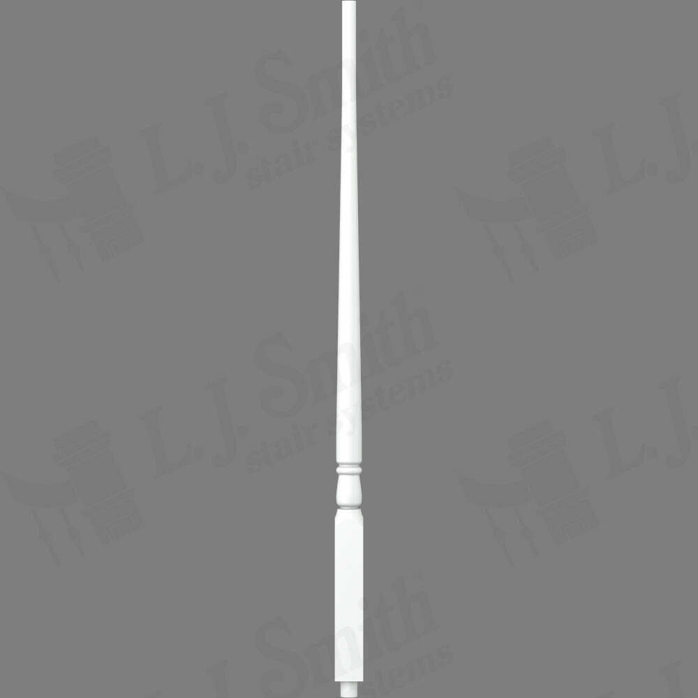 S-5015  - Cornerstone Pin Top Baluster - 1-1/4" Square - Fixed Bottom Block