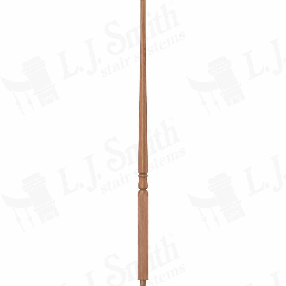 S-5015  - Cornerstone Pin Top Baluster - 1-1/4" Square - Fixed Bottom Block