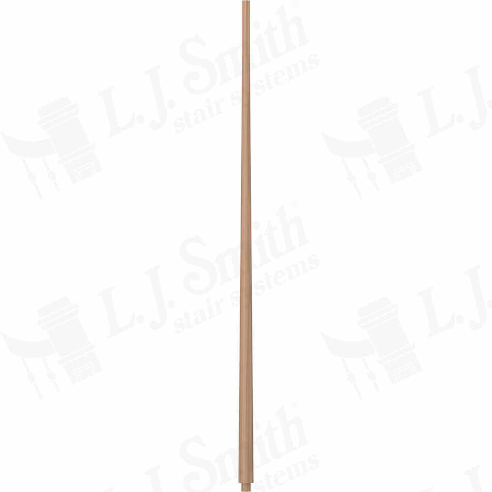 S-5040 - "Pool Cue" Round Pin Top Tapered Baluster - 1-1/8” Round at Base