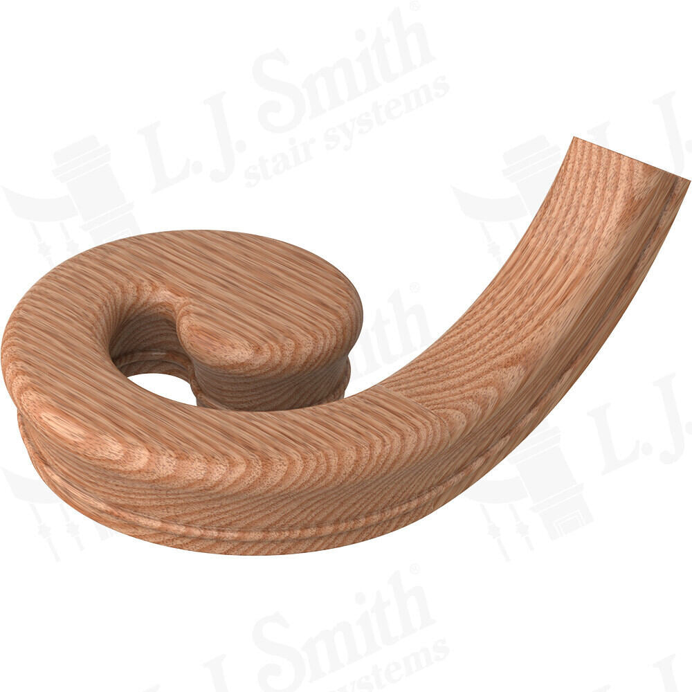 S-XX30 - Left-Hand Volute Handrail Fitting