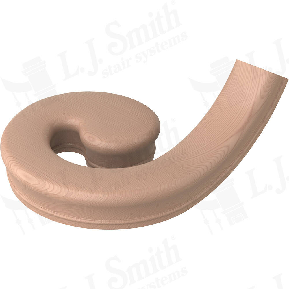 S-XX30 - Left-Hand Volute Handrail Fitting