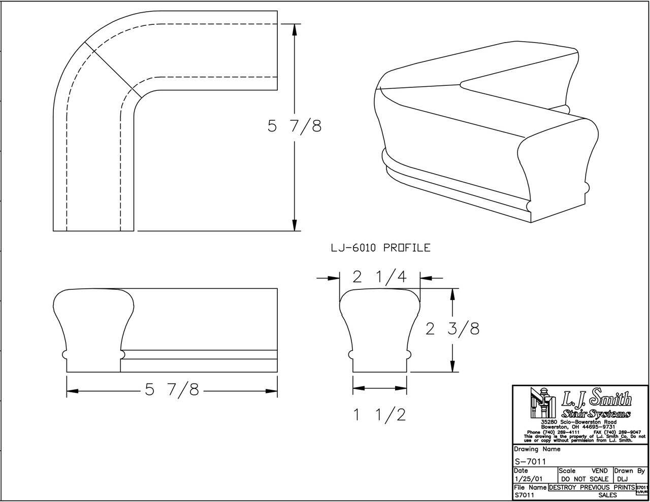 S-XX11 - Level Quarterturn Handrail Fitting