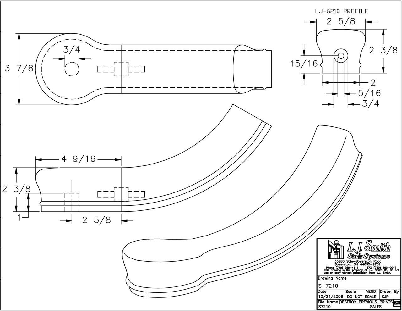 S-XX10 - Starting Easing - For 6010/6210/6A10/6B10 rail profiles