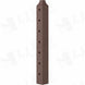 Tube System - Wood Newel - Level Start/Stop - TL-410-XX - StairPartsNow.com