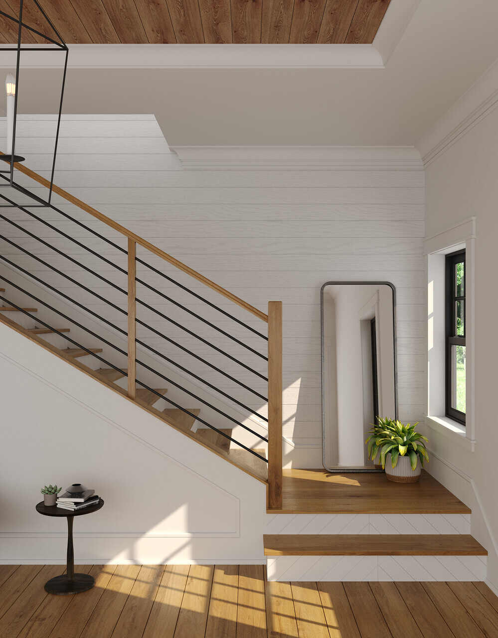 684C - Linear Style Handrail - Non-Plowed - StairPartsNow.com