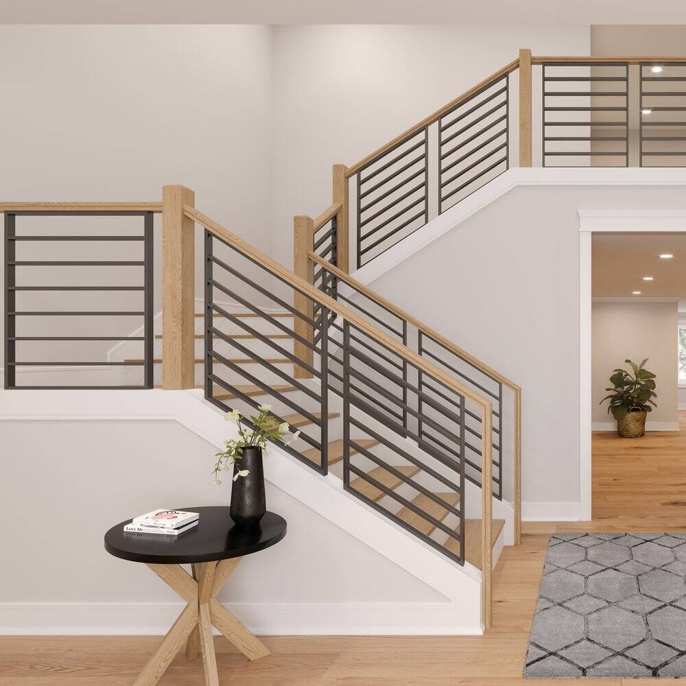 684C - Linear Style Handrail - Non-Plowed - StairPartsNow.com