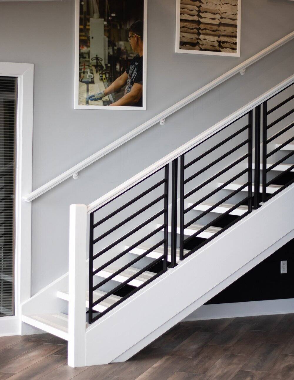 684C - Linear Style Handrail - Non-Plowed - StairPartsNow.com