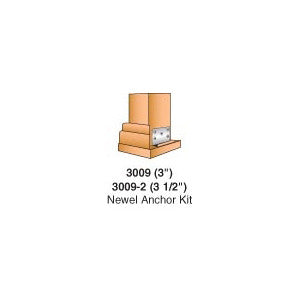 LJ-3009 - Angle Bracket 3" Newel Post Fastener