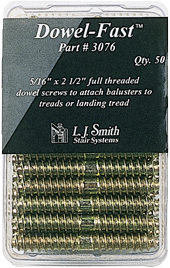 LJ-3076 - Package of 50 5/16" Dowel-Fast Screws