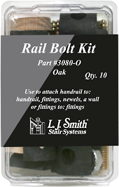 LJ-3080 - Rail Bolt Kit - 10 Pack