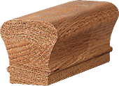 LJ-6010C Solid Wood Hand Rail - Non-Plowed